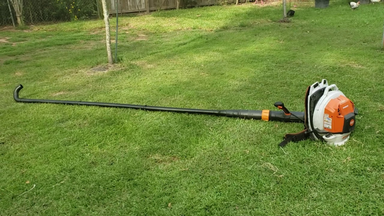 Как подключить комплект для чистки водосточных желобов Stihl к ранцевому воздуходувному устройств...