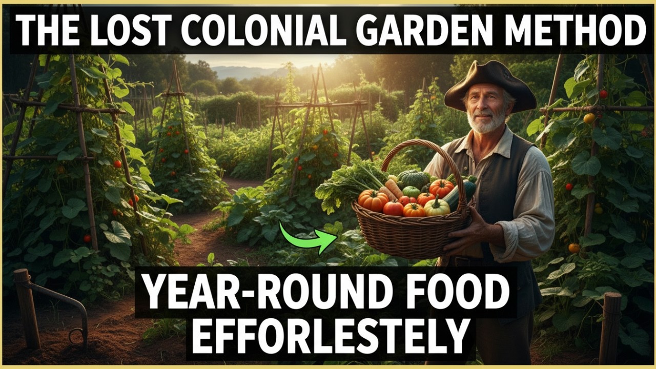 The Lost Colonial Garden Method That Produces Year-Round Food Effortlessly