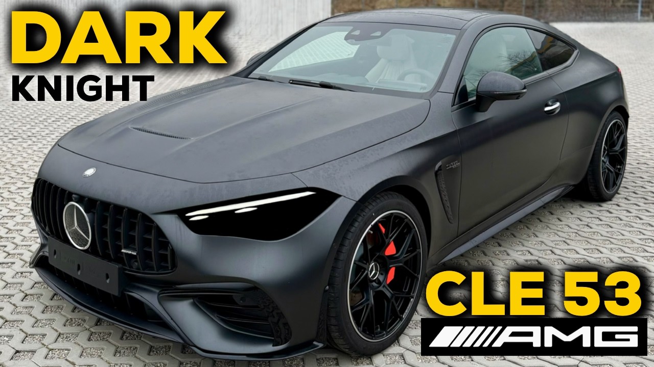 2026 Mercedes-AMG CLE 53 DARK KNIGHT Coupe – BRUTAL Graphite & Beige Spec! Full Review