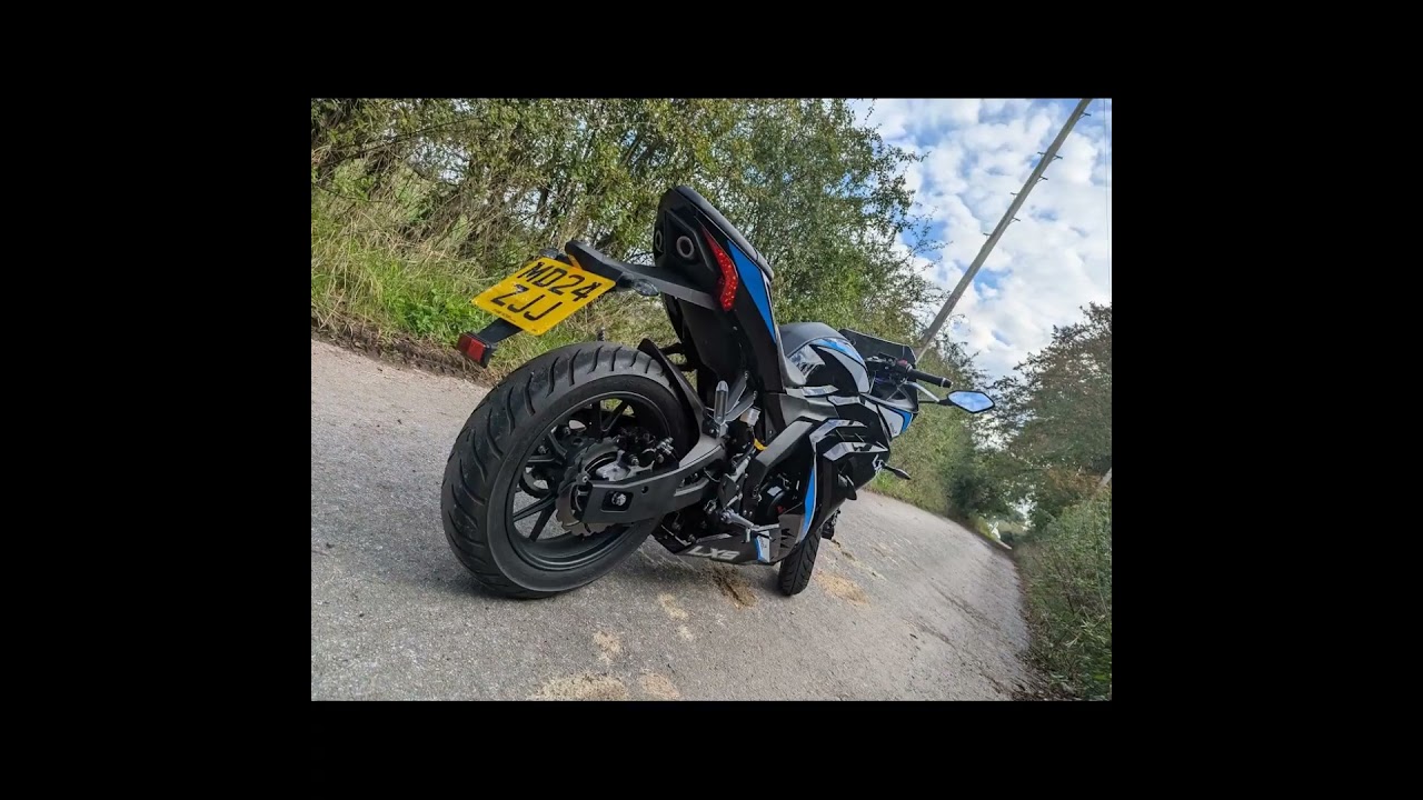 Lexmoto lxs black and blue #lexmoto #lxs #125cc #