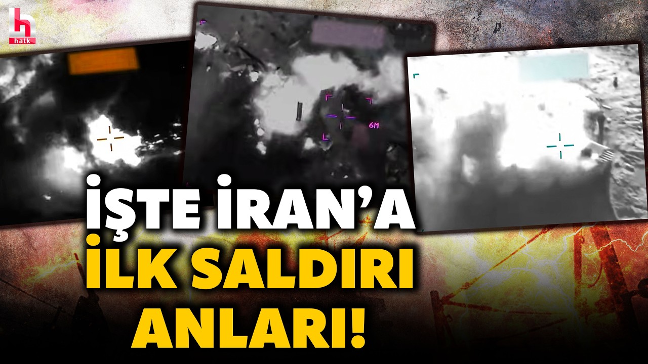 ABD, İRAN'A İLK SALDIRI ANLARINI PAYLAŞTI! Dünya bu görüntüleri konuşuyor! Ortalık savaş alanı!