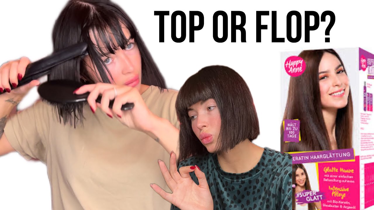 KERATIN GLÄTTUNG VON ROSSMANN - dauerhafte Haarglättung für 10€? 😳