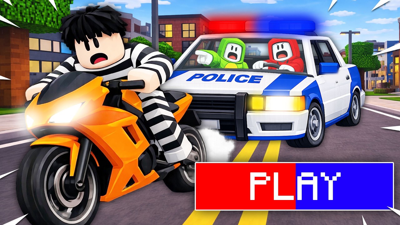 Майки и Джей Джей поймали преступника в Roblox.