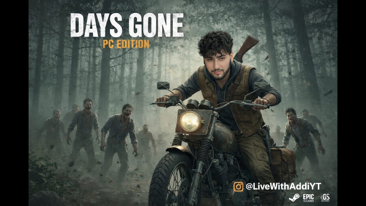🔴Survival Pc Game Live Stream | Days Gone #daysgone #zombiesurvival #shorts #vartical