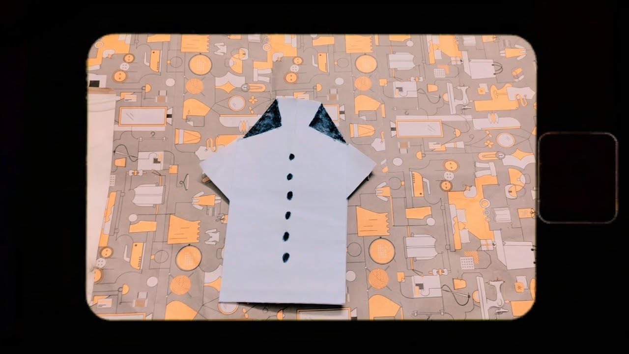 how to make simple paper 👕 origami T shirt 