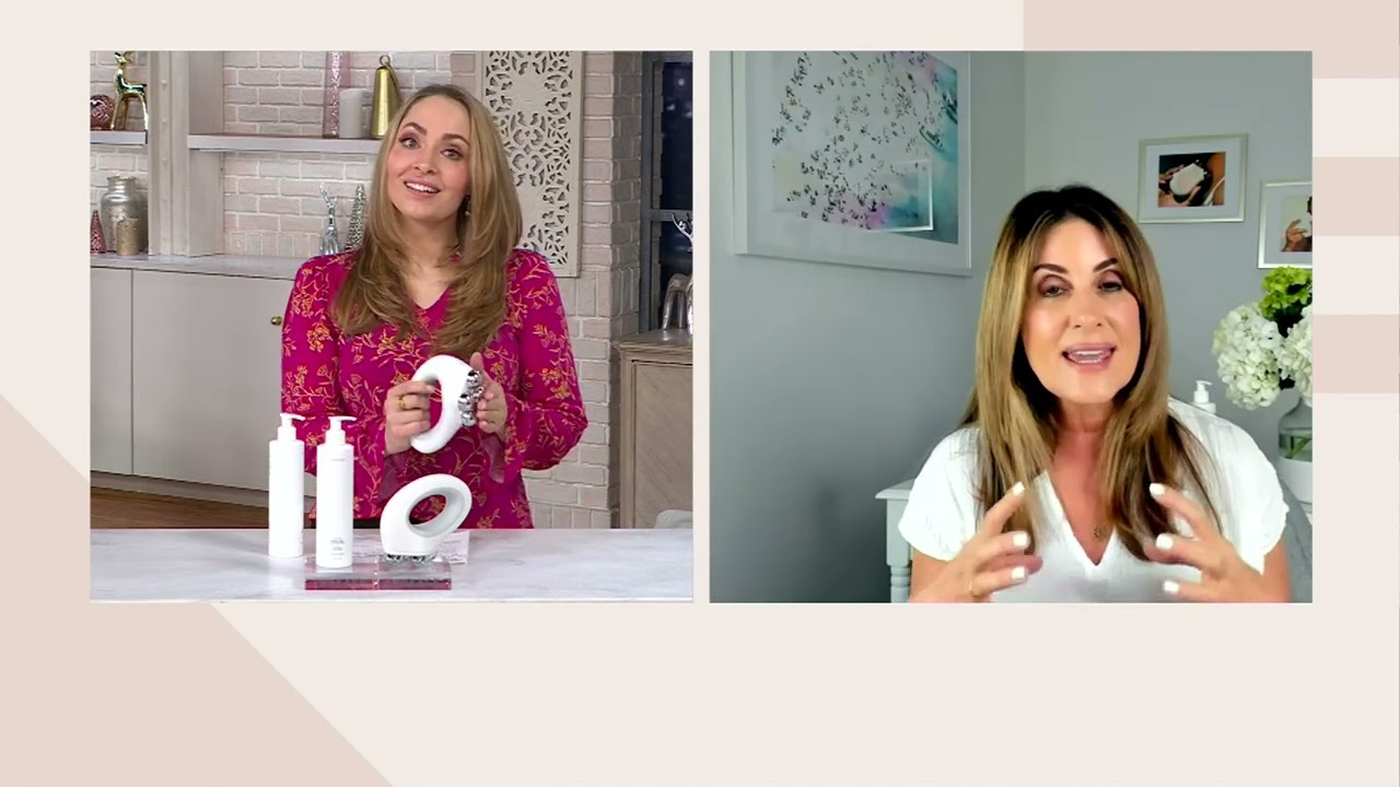 NuBODY by NuFACE Skin Toning Device with 10-oz Aqua Gel on QVC