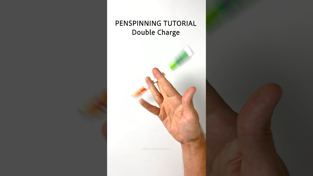 Learn the DOUBLE CHARGE Pen Trick 👀🌀 #shorts