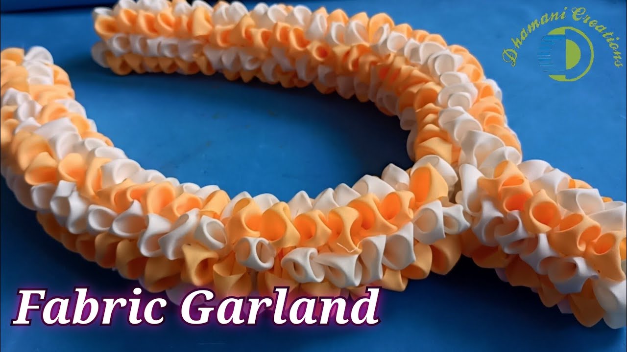 Fabric Garland | Cloth Garland | Pooja Decoration Ideas | Dhamani Creations