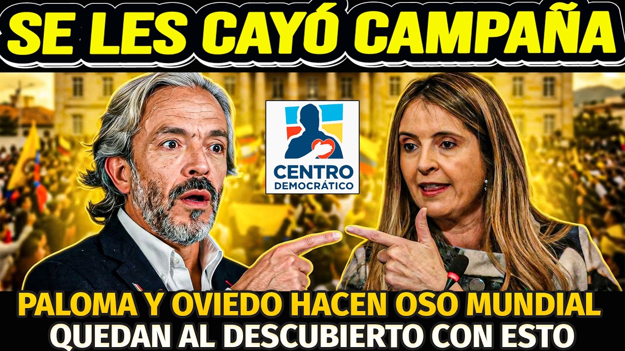 SE CAYÓ CAMPAÑA DE PALOMA VALENCIA Y OVIEDO: REALIZARON TREMENDO OSO NACIONAL. AL DESCUBIERTO ASÍ