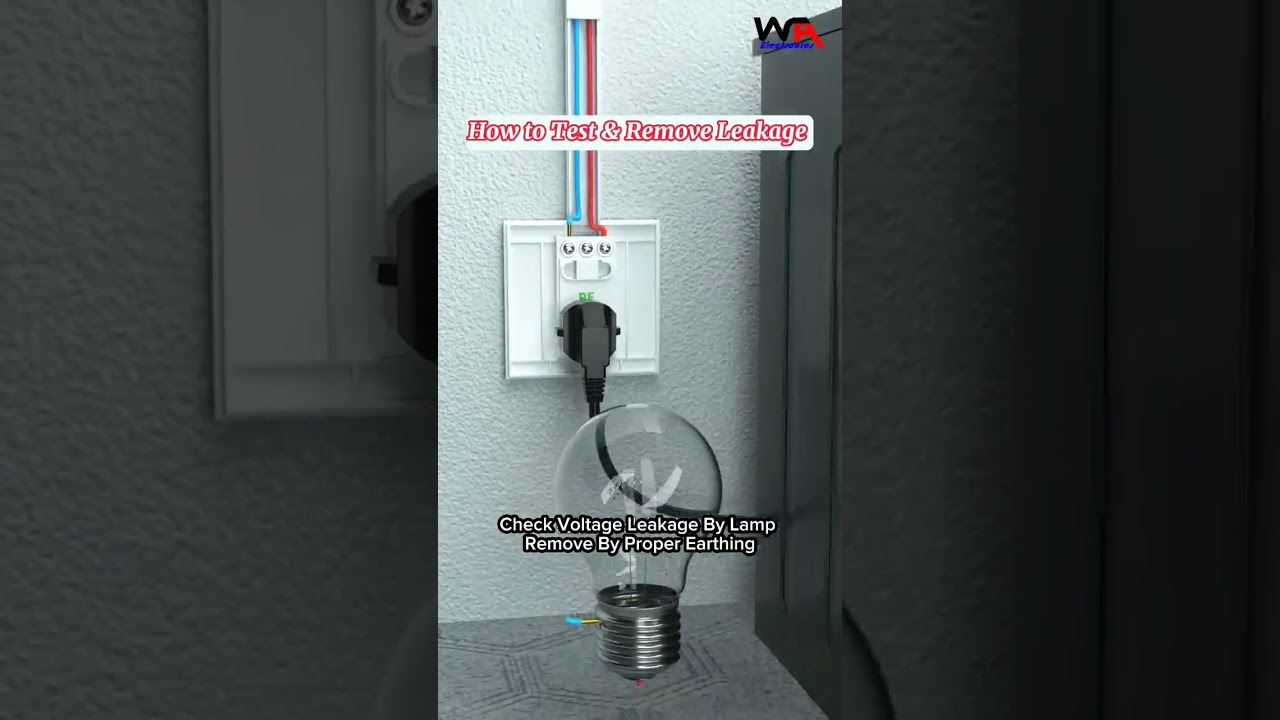 How to Test & Remove Voltage Leakage #earthing #electrical #electrician