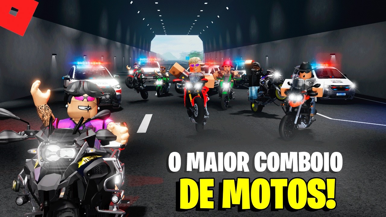 I MADE THE BIGGEST MOTORCYCLE CONVOY in ROBLOX RP 👺🚨