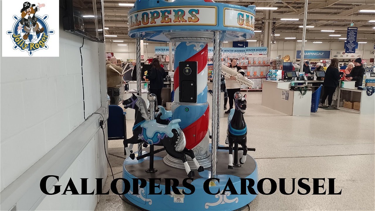 Jolly Roger Gallopers Carousel Kiddie Ride