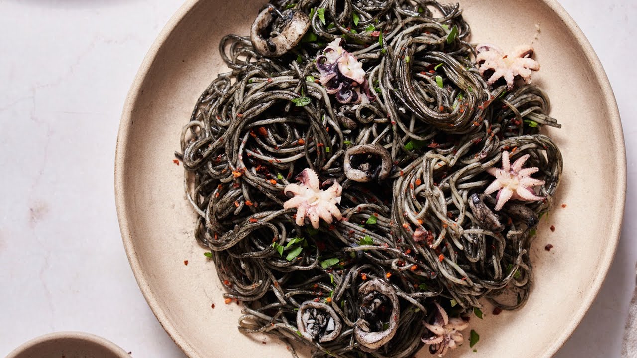 Pasta al Nero di Seppia (Cuttlefish Ink) Recipe