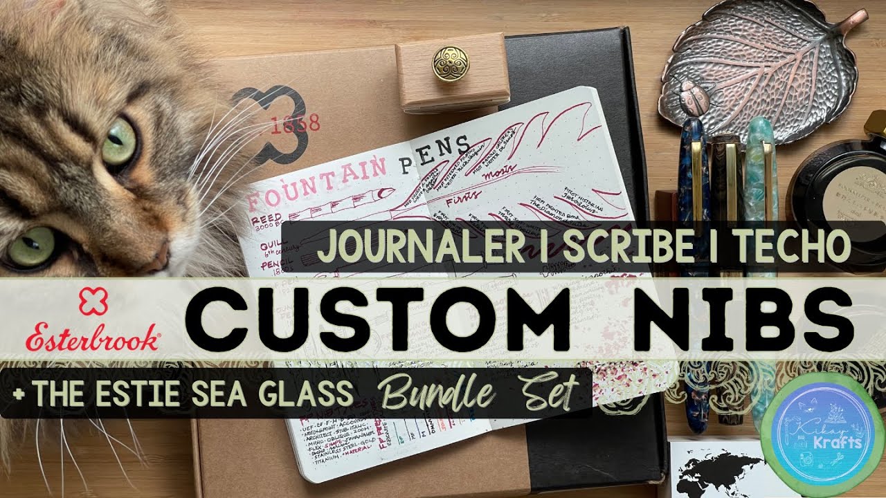 Esterbrook Custom Nibs: Beautiful inked Nibs for Fountain Pen Users | Journaler | Scribe | Techo