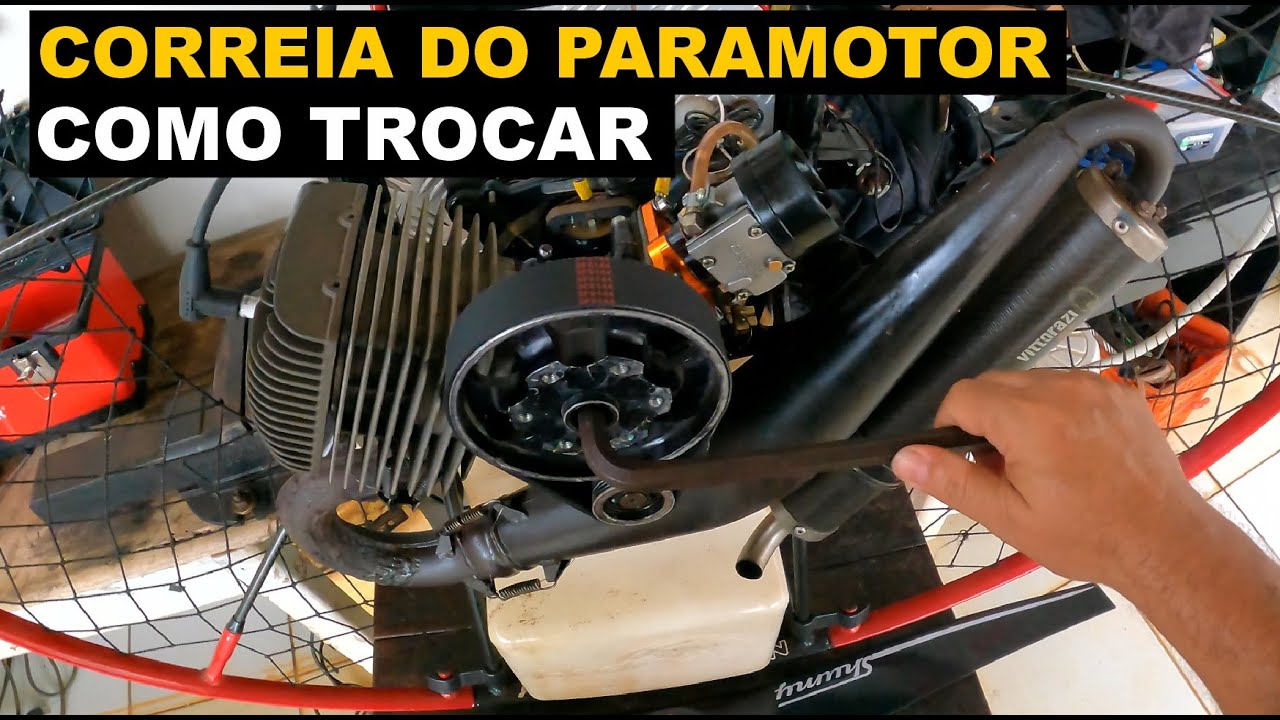 CORREIA DO PARAMOTOR COMPATÍVEL E COMO TROCAR