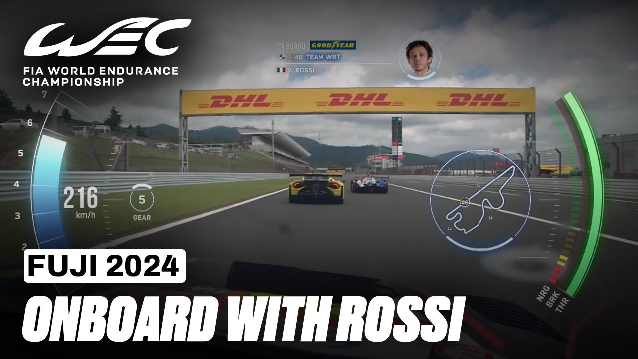 First Lap For Valentino Rossi At Fuji 🇯🇵 I 2024 6 Hours of Fuji I FIA WEC