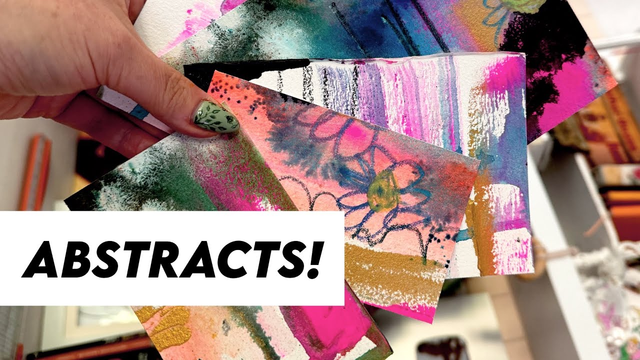 Calm, Watercolor Abstracts How-To