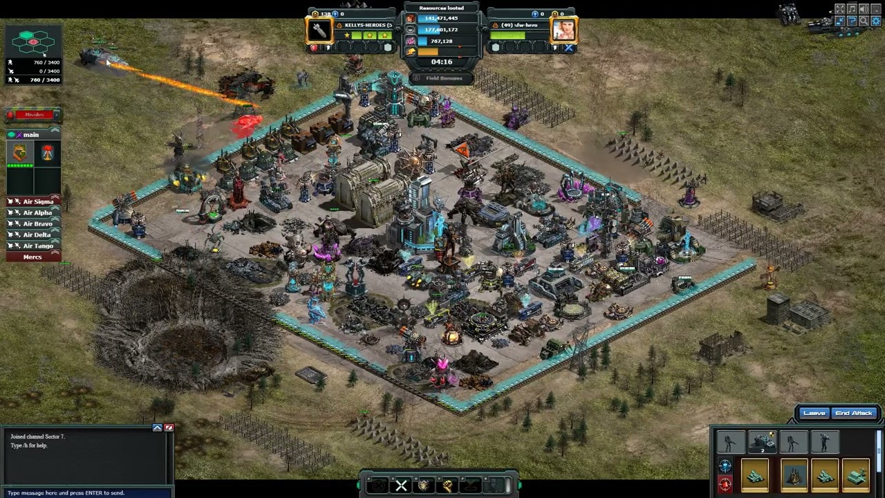 war commander 1 toon pvp