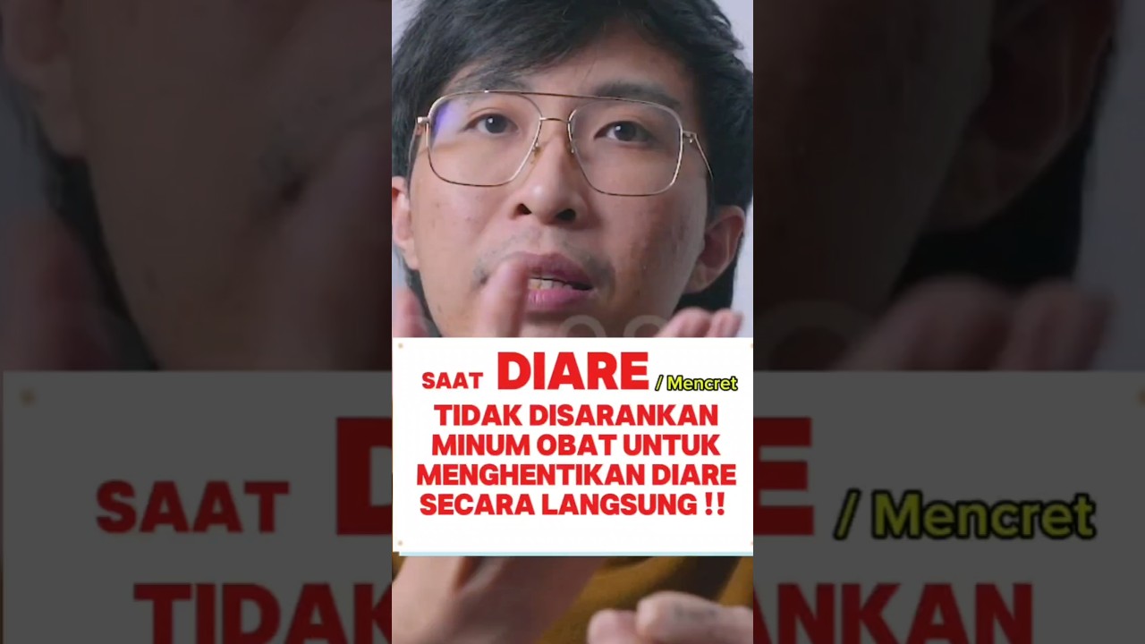 AWAS ! Jangan Sampai Salah Obat Saat Sakit DIARE ! #drtirta #edukasi #kesahatan