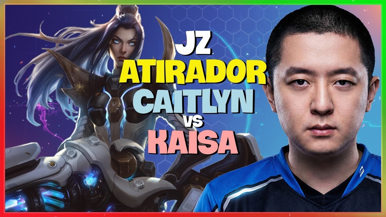 Desafiante Caitlyn : Esse maluco está MASSACRANDO a Kai'Sa com um COMBO LIMPO no Challenger Elo