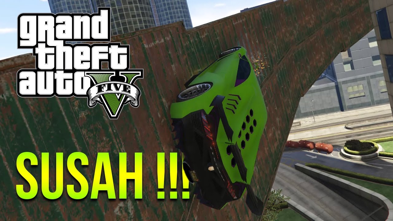 WALLRIDE PALING SUSAH ! - GTA 5 Indonesia Funny Moments