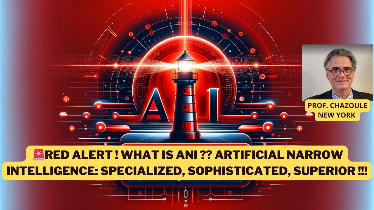 🚨RED ALERT ! WHAT IS ANI ?? ARTIFICIAL NARROW INTELLIGENCE: SPECIALIZED, SOPHISTICATED, SUPERIOR !!!