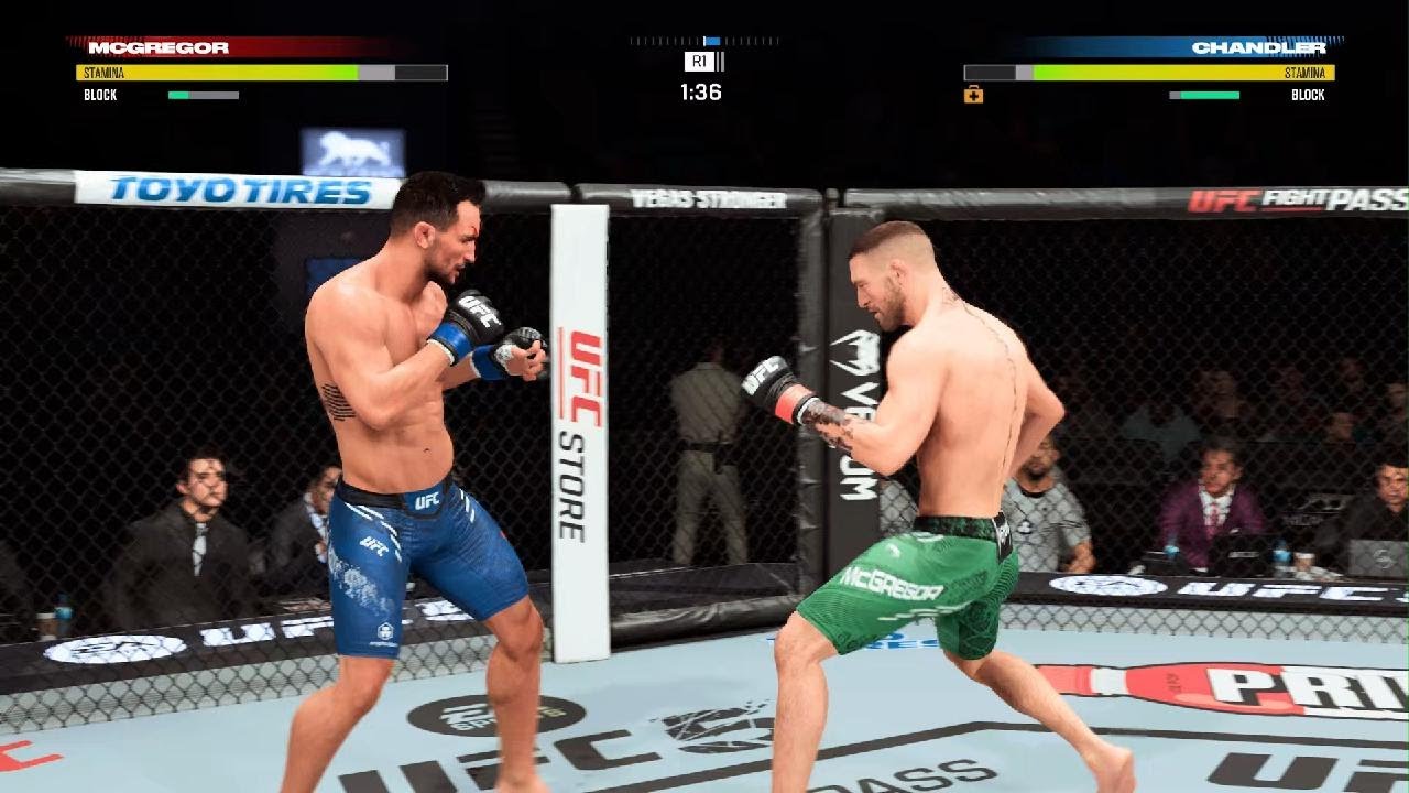 Conor McGregor vs Michael Chandler.