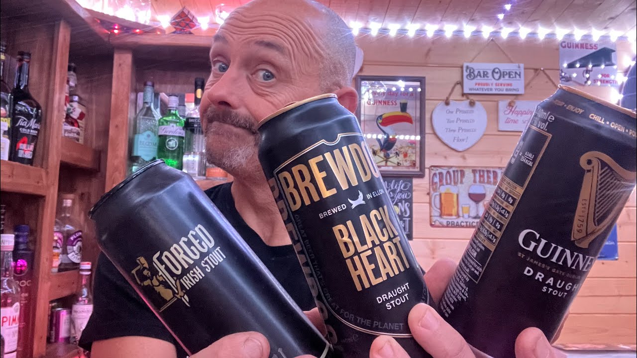 Guinness vs Brewdog Black Heart vs Forged Irish Stout . Who’s the champ !
