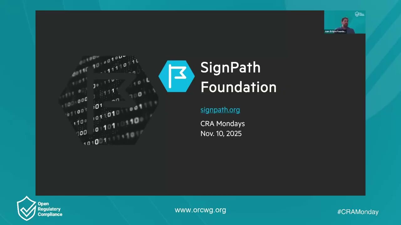 CRA Mondays | Происхождение OSS и подписание кода
