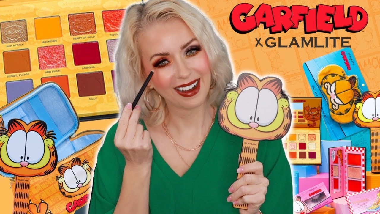 Glamlite x Garfield Full Collection Review + 2 Looks Tutorial | Steff's Beauty Stash