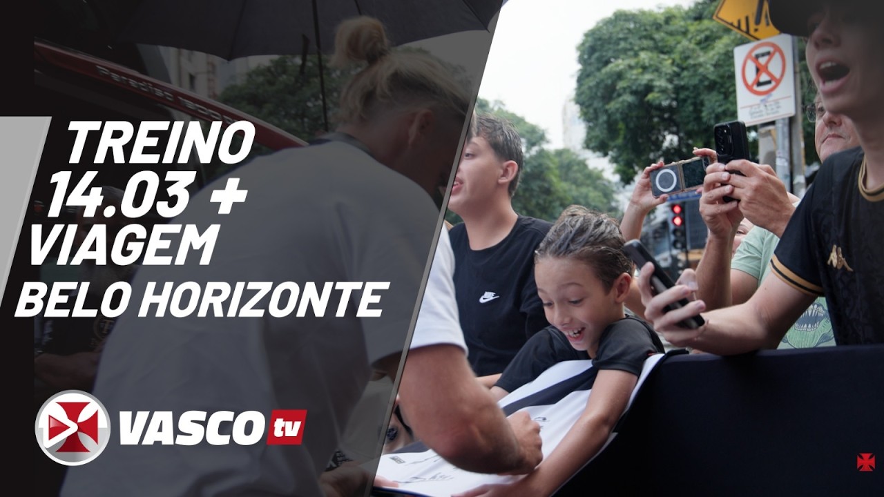 TREINO 14 03 + VIAGEM BELO HORIZONTE |  VASCOTV
