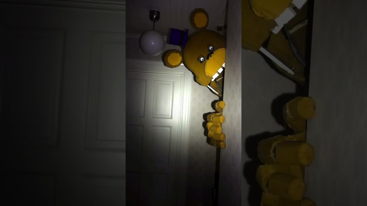 FNaF 4 irl - Fredbear is coming! | Real life fredbear #shorts #fnafirl #fredbear