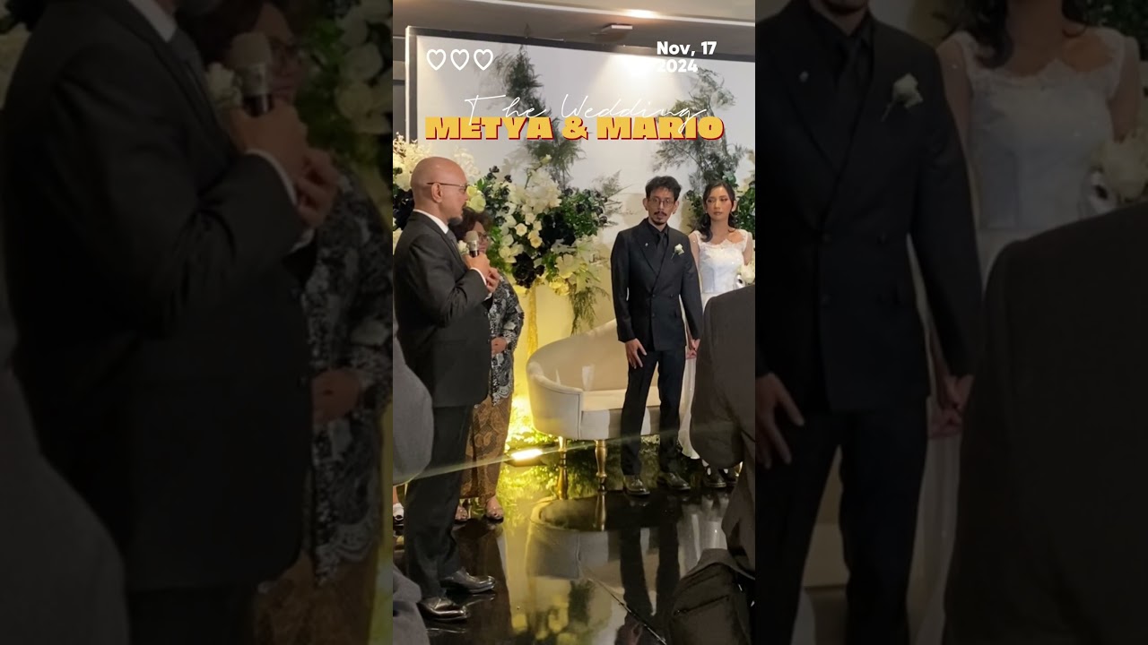 WEDDING SPECIAL METYA & MARIO PUTRA PERTAMA DARI ANDY F.NOYA