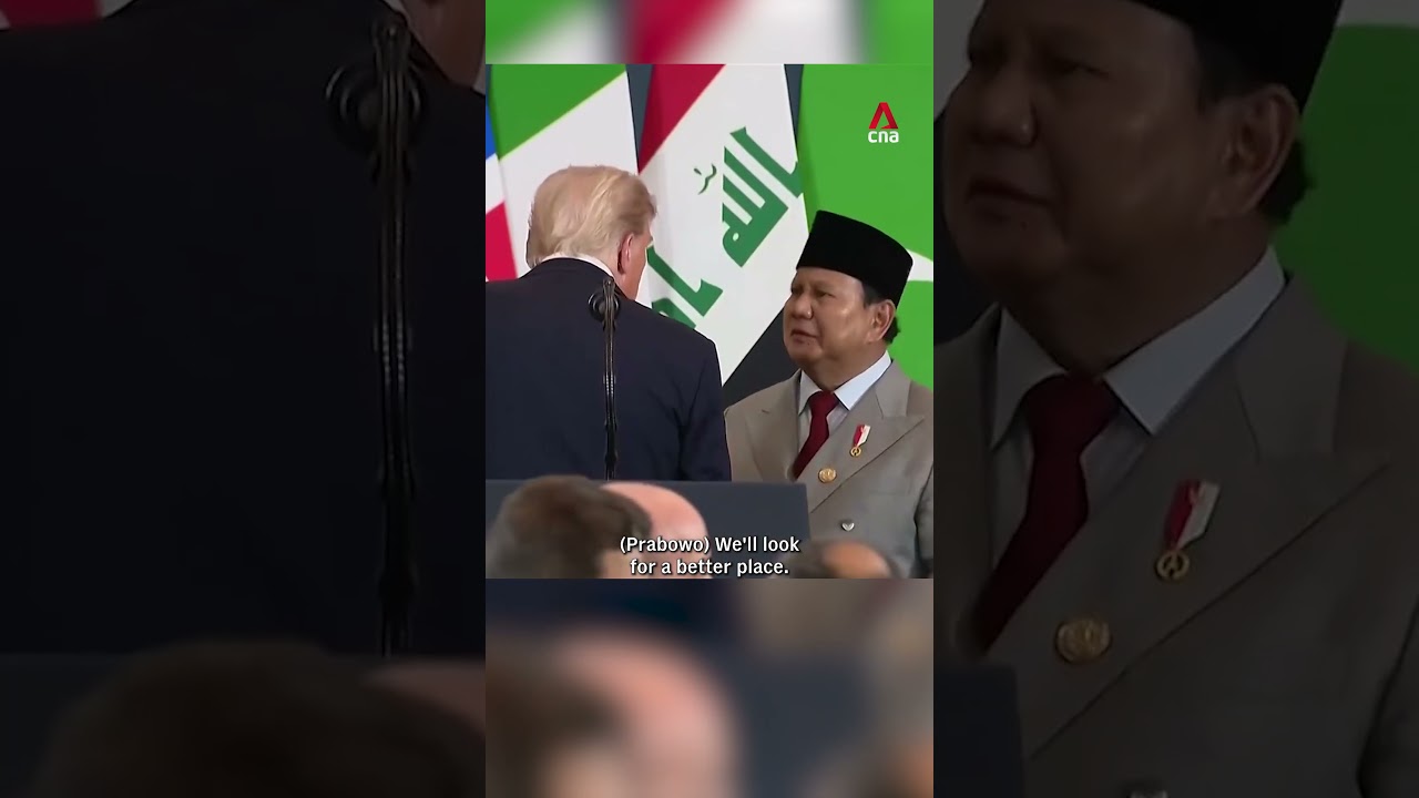 Prezydent Indonezji Prabowo został przyłapany na tym, jak prosi Trumpa o spotkanie z synem Erikie...