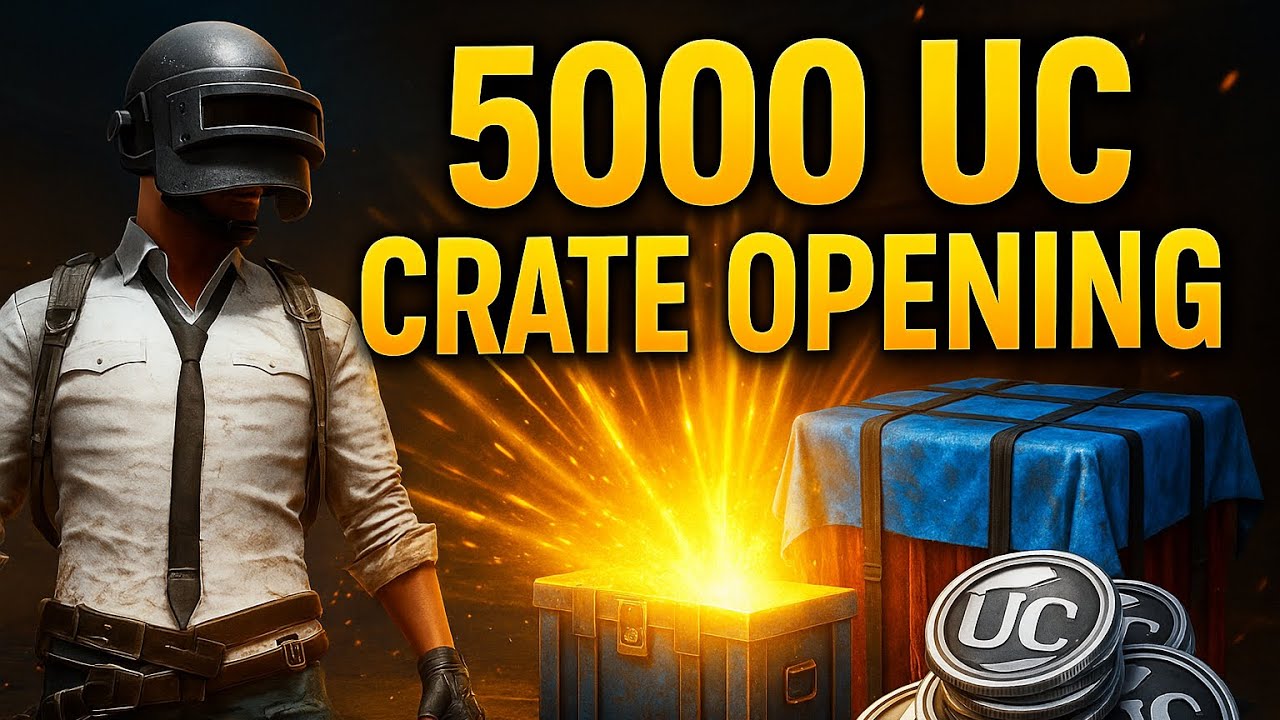Spent 5000 UC on PUBG Crates – INSANE Rewards!🤯