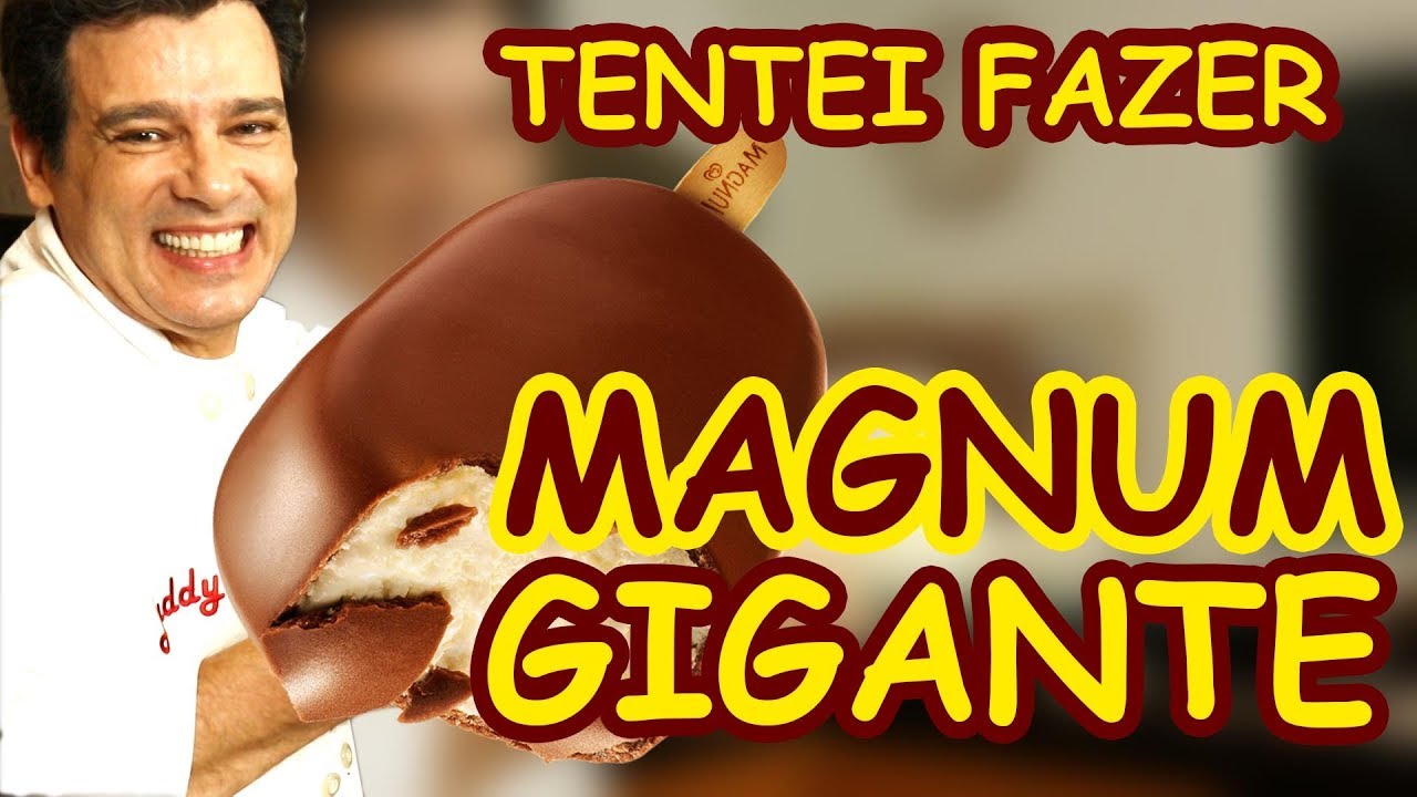 TENTEI FAZER UM SORVETE MAGNUM GIGANTE