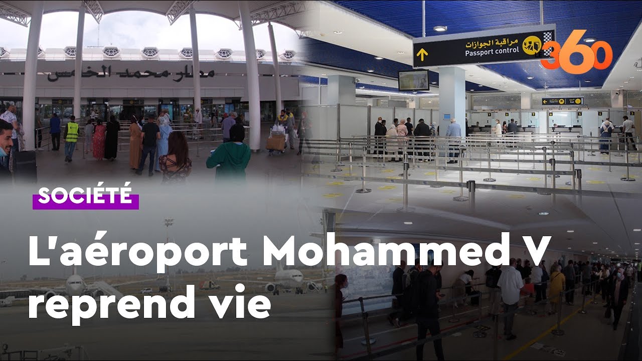 Casablanca: l’aéroport Mohammed V reprend vie, tarmac et terminaux aussi