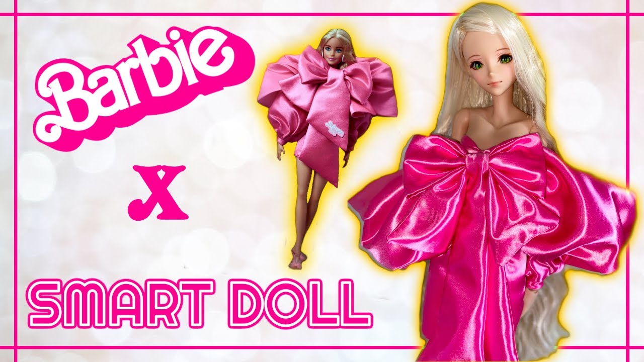 Sewing the Iconic Barbie X Balmain Bow Dress for Smart Doll