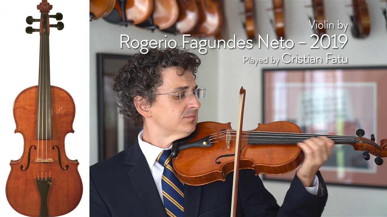 (sold) Rogerio Fagundes Neto 2019 violin / Cristian Fatu / at the Metzler Violin Shop