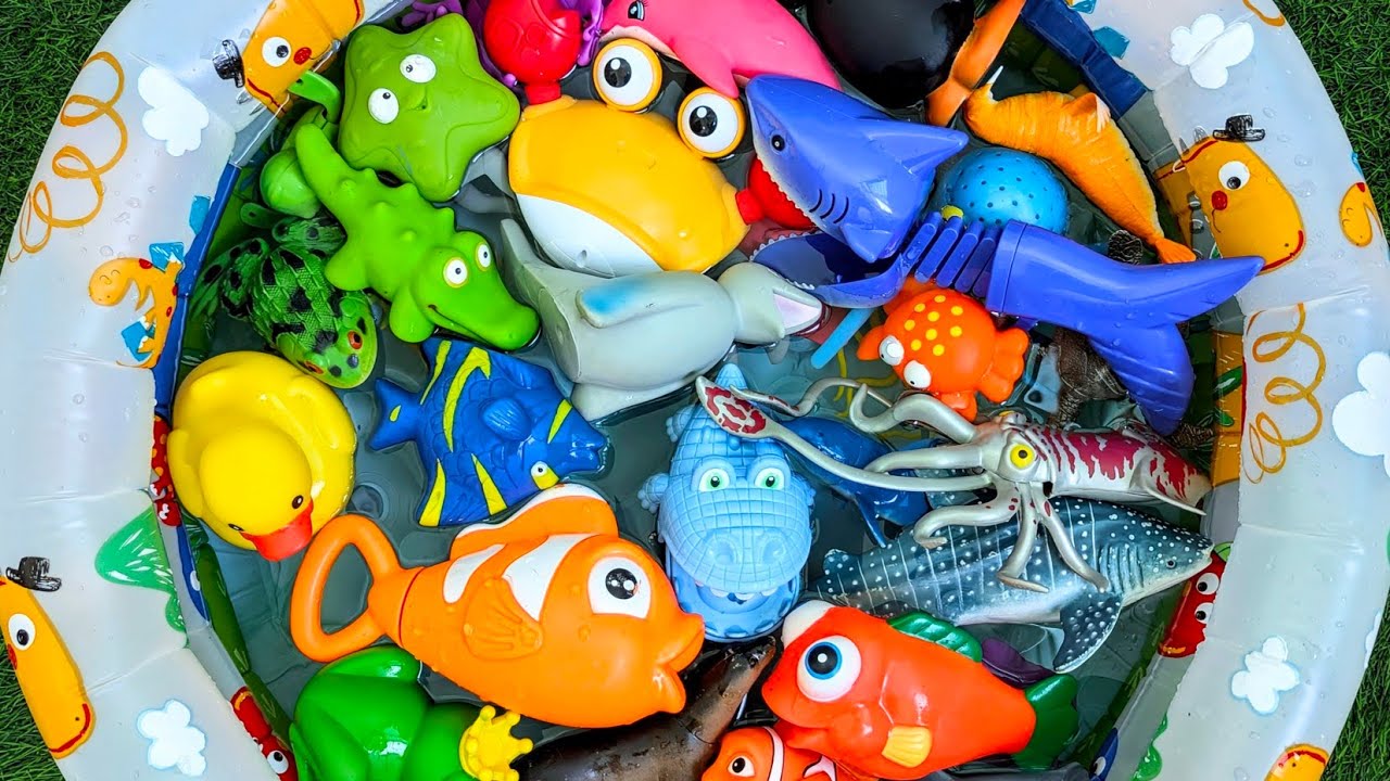 Ocean Animals - Kids Vocabulary - Learn English for Preschoolers - Fun Educational Video