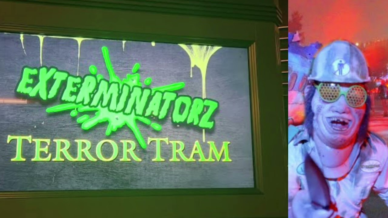 Exterminatorz Terror Tram Queue Audio | Itsy Bitsy Spider Creepy Version