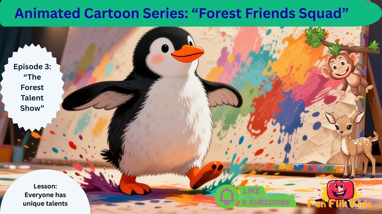 The Forest Talent Show 🎨 | Forest Friends Squad – Animated Series Episode 3
