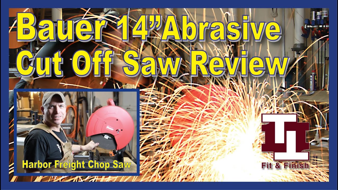 Обзор отрезной пилы Harbor Freight Bauer 14