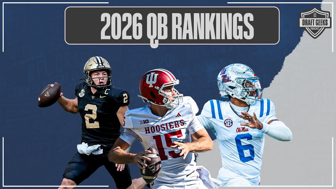 2026 QB Rankings, Who's QB2 Behind Mendoza?