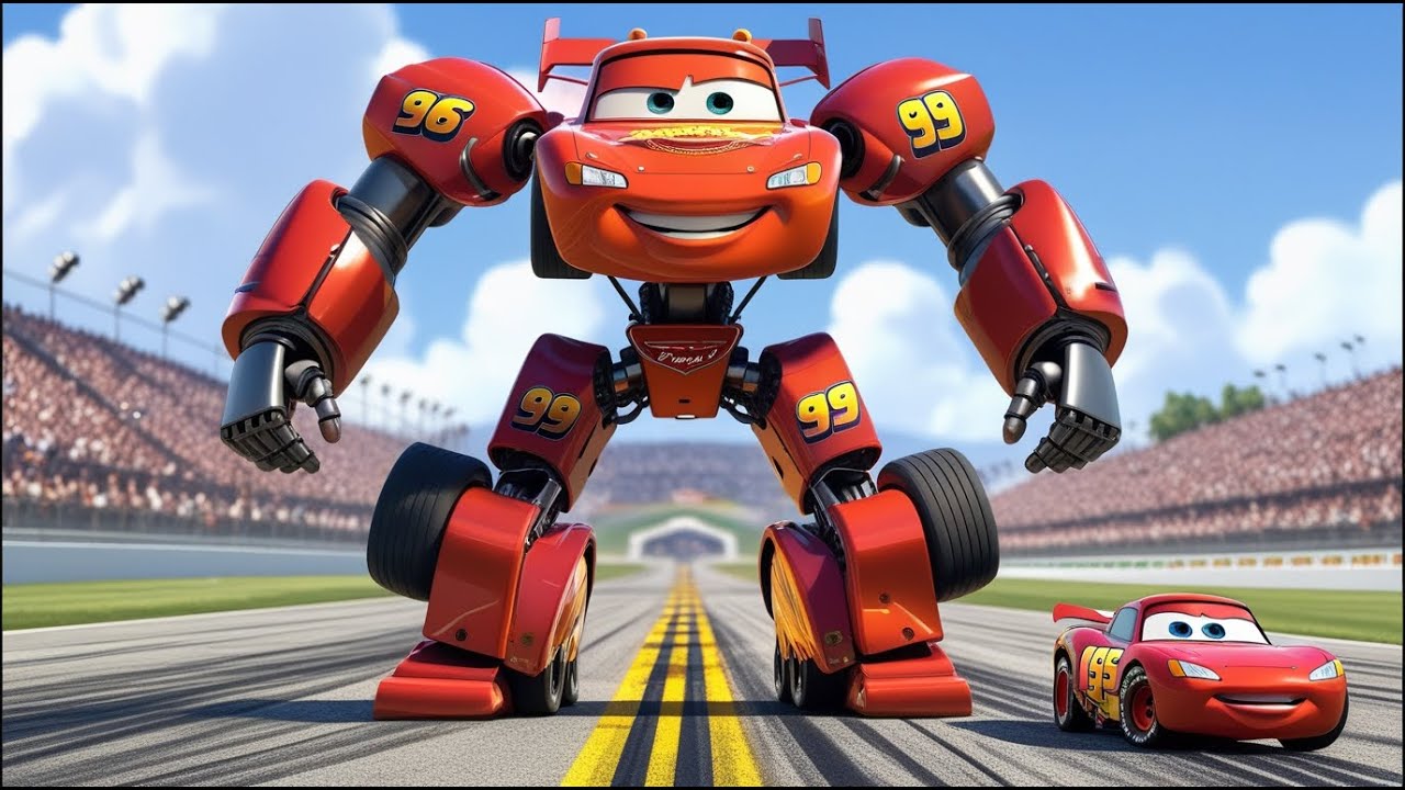 Robot McQueen vs Megatron Warrior — The Ultimate Battle War Begins! 🔥💥