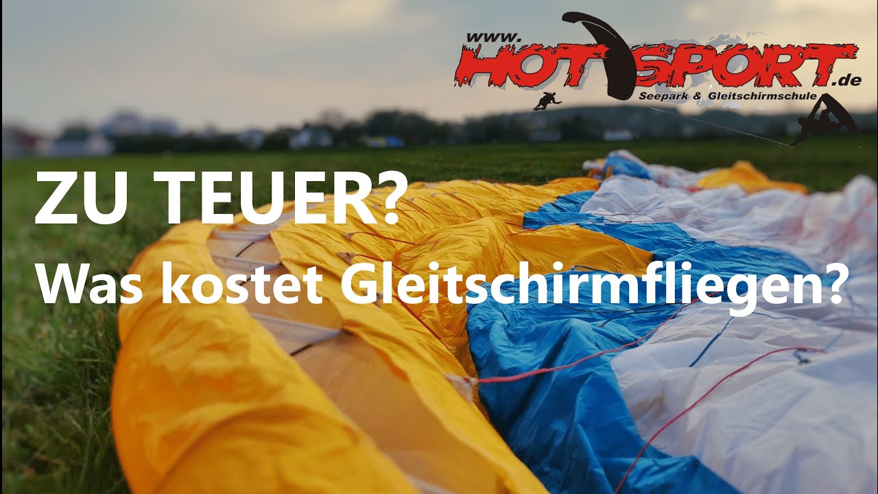 Was kostet Gleitschirmfliegen?