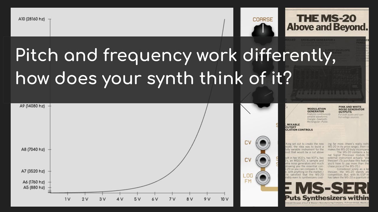 CV, pitch, frequency, and the surprising meaning of exponential FM