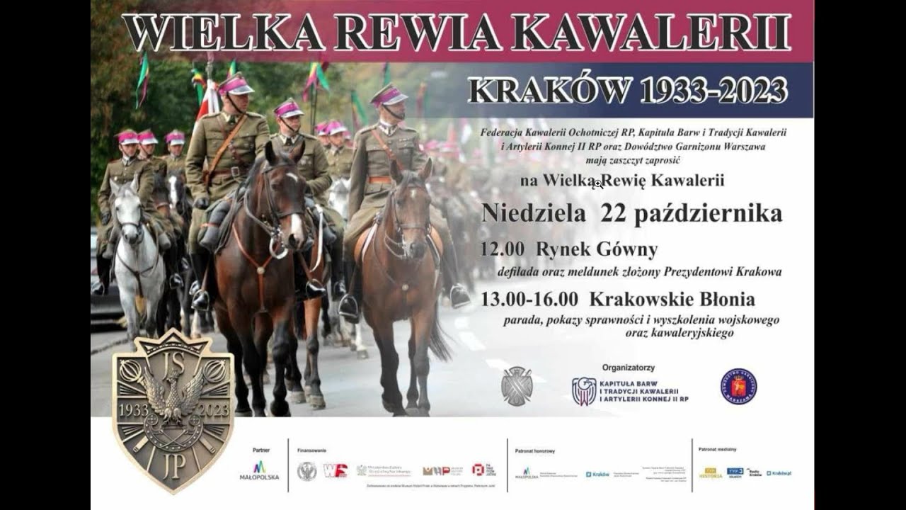 Wielka Rewia Kawalerii 2023 Kraków 4K
