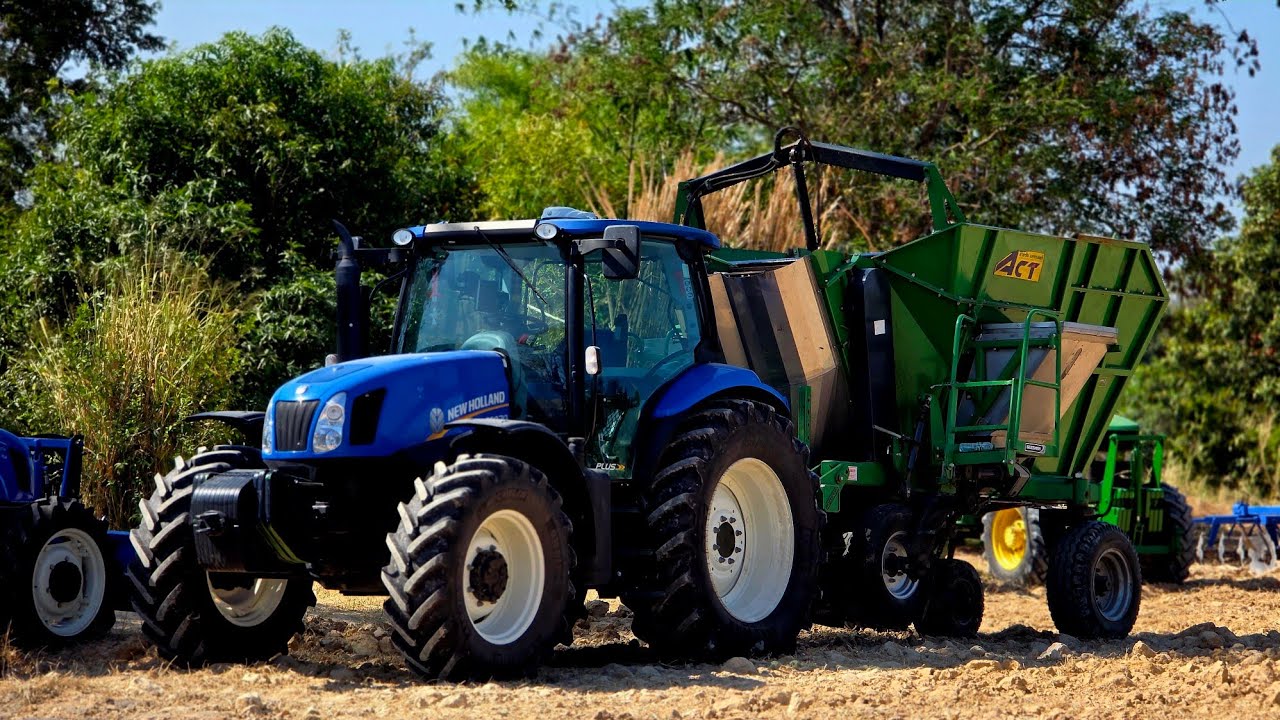 มาชมรถไถ T6070 Newholland กับระบบ GPS หรือเรียกง่ายๆว่าเกษตรแม่นยำ