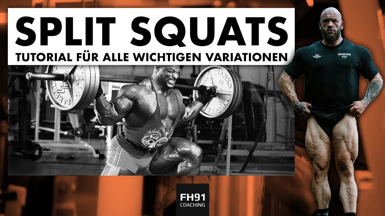 Split Squats & Lunges für massive Beine 🦿Meine Tipps für alle Übungsvariationen! 🦾